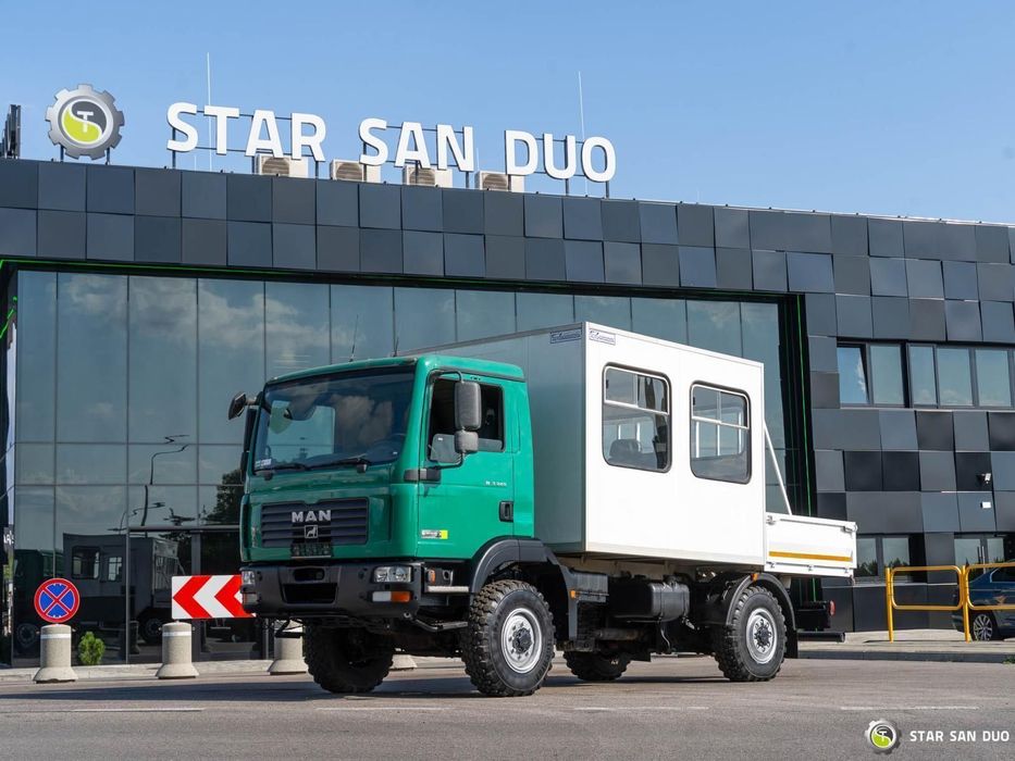 MAN TGM 13.240 4x4 BL Brygadówka Kamper Przewóz Osób  MAN TGM 13.240 4x4 BL Brygadówka Kamper Przewóz Osób