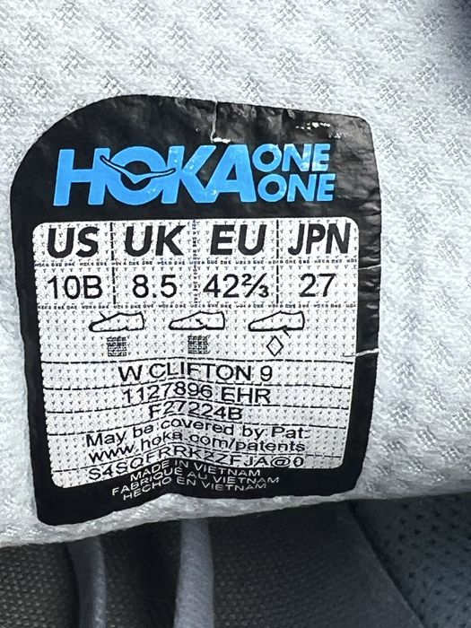 Кроссовки Hoka Clifton 9 Розмір 42.5 Original Взуття