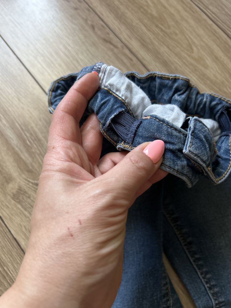 Spodnie jeansowe 3-4 lata , regulacja w pasie
