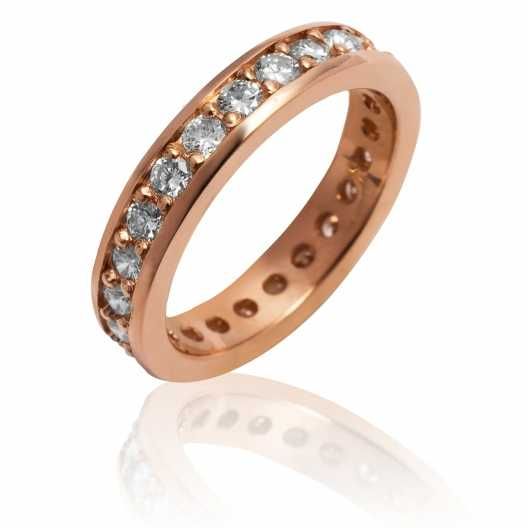 LUXURYBANDS Obrączka z brylantami 1.00ct