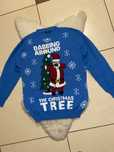 Świąteczny sweter męski NC collection rozm XL mikołaj sesja