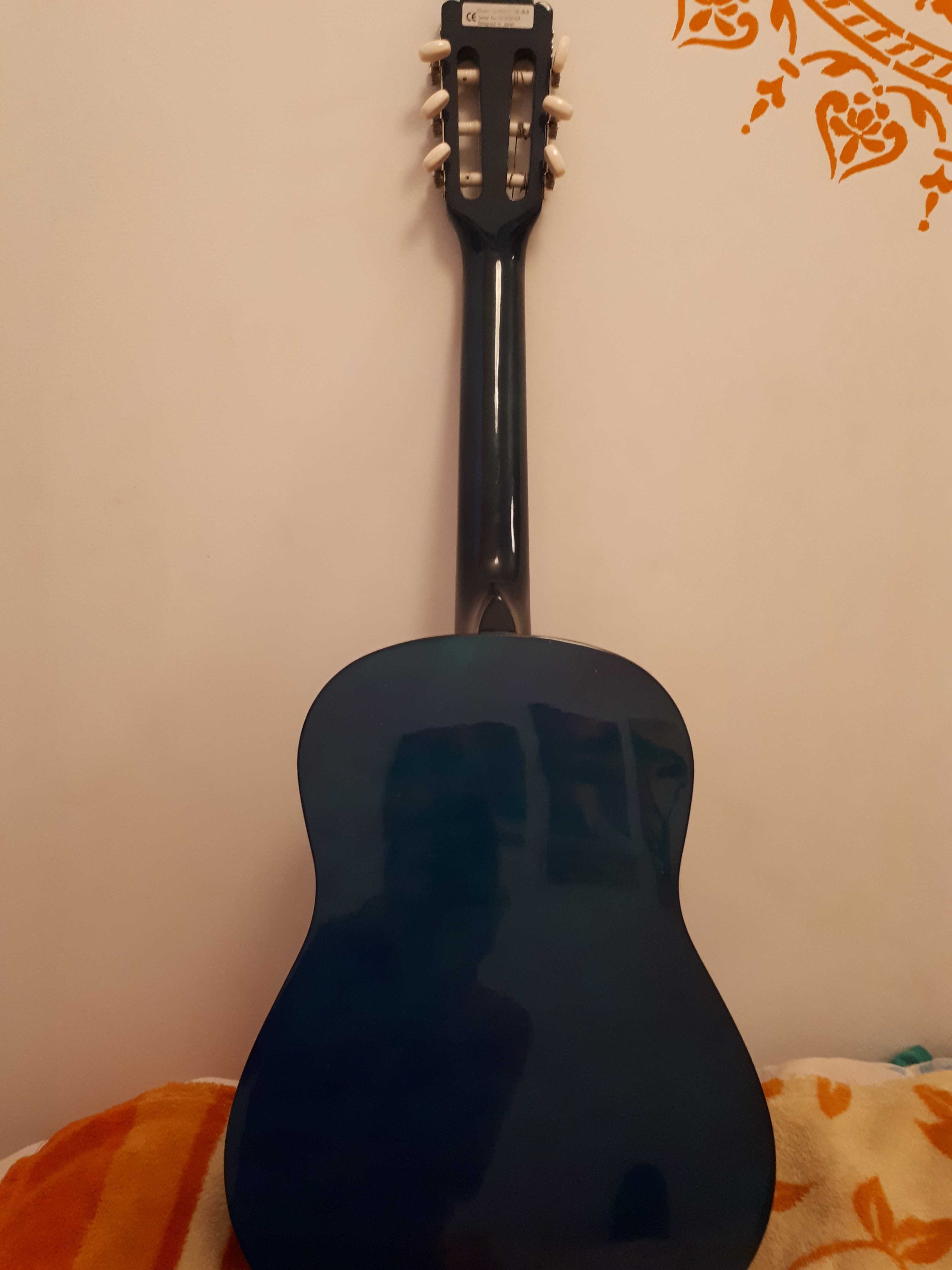 gitara niebieska suzuki 1/4