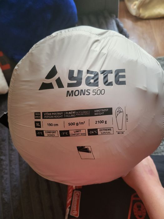 Спальний мішок Yate mons 500 XL
