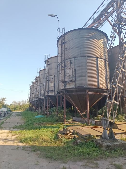 Silos zbożowy lejowy 150 t petkus