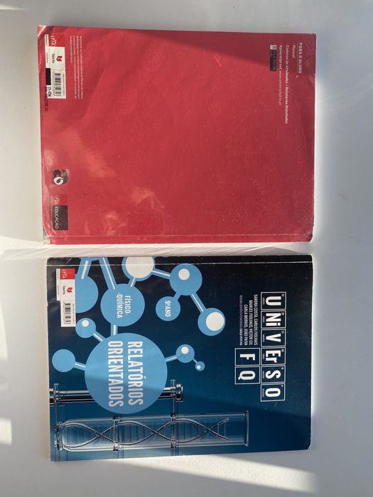 Manual e caderno de atividades Físico-química “Universo FQ” 9 ano