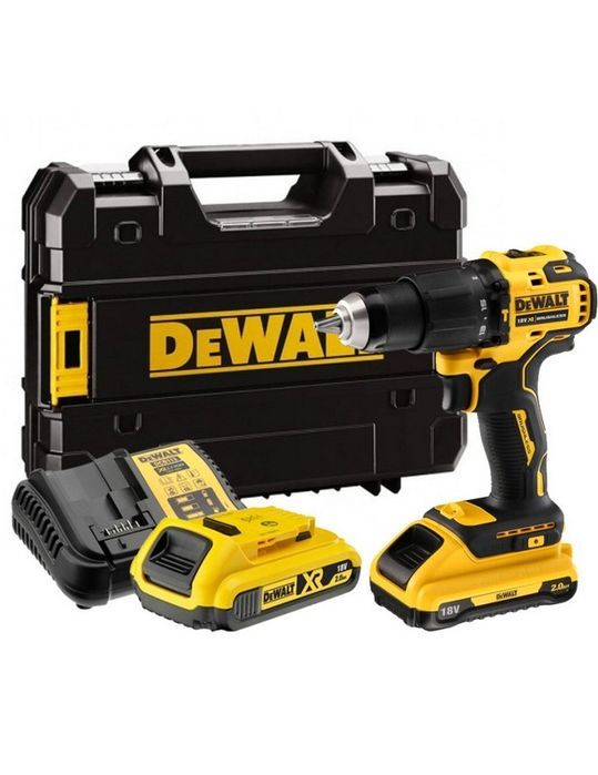 Wiertarko-Wkrętarka Aku Udarowa 18 V 2*2.0Ah Dewalt Dw Dcd709D2T