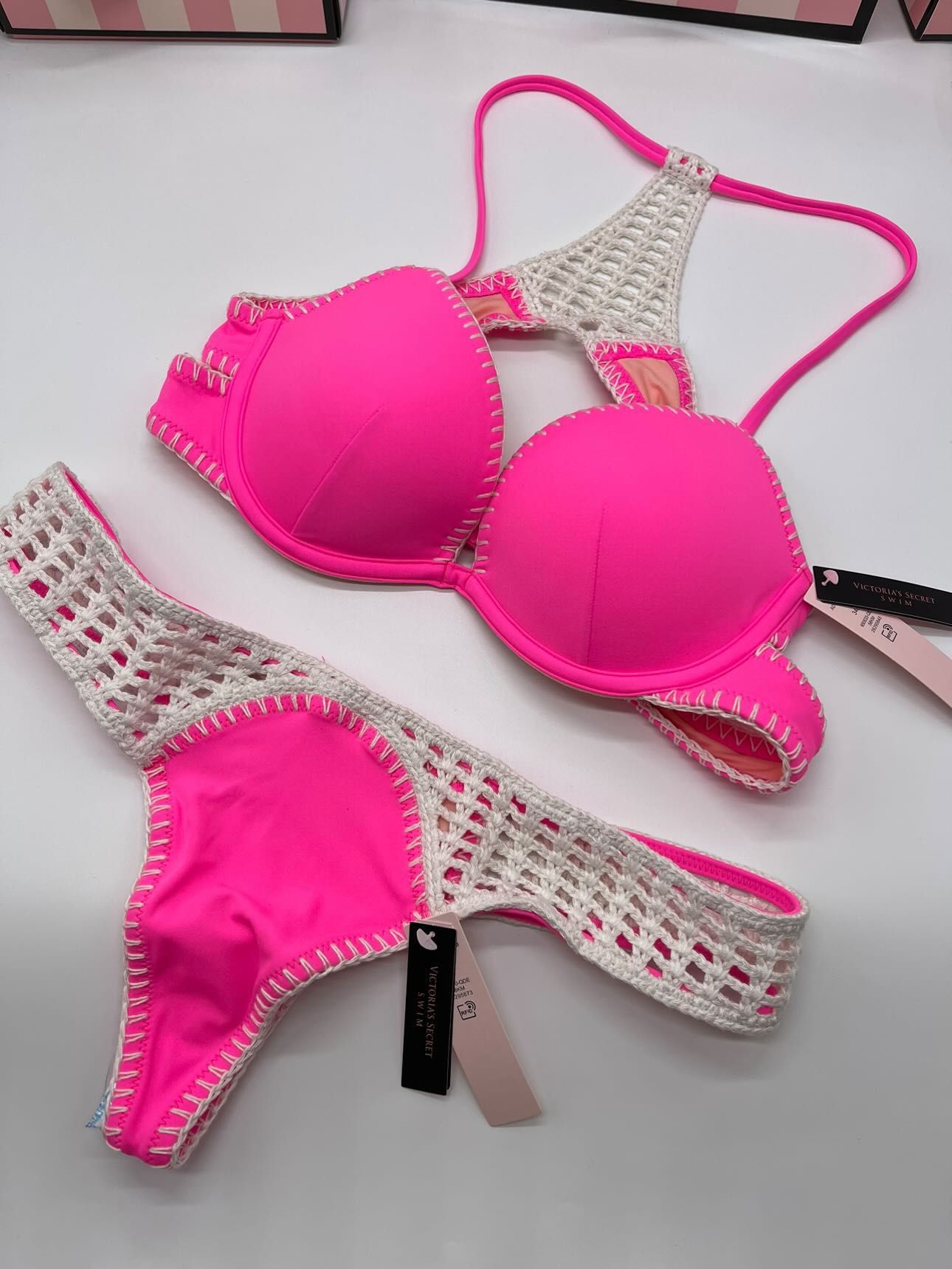 Оригинал США купальник пуш ап стразы Виктория Сикрет Victoria's Secret