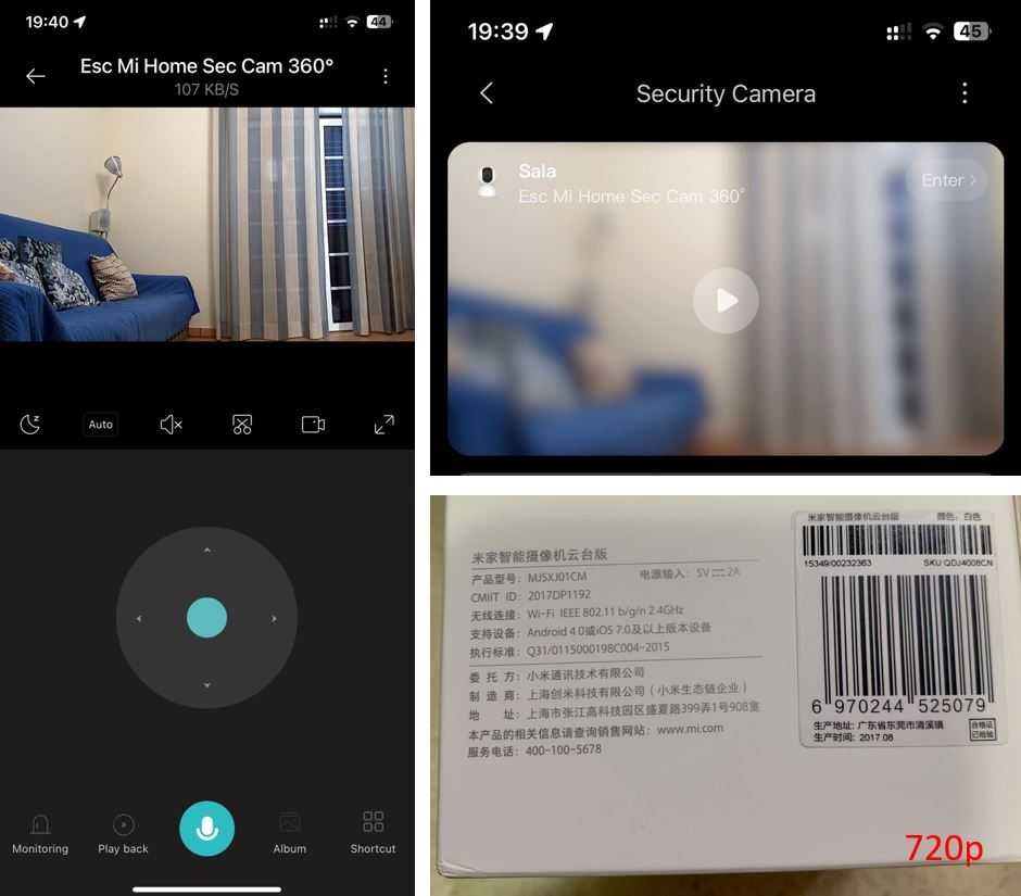 Xiaomi Mi Home Security Cameras 360º