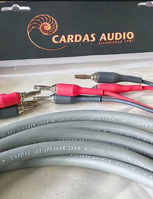 Cardas 101 Przewody Głośnikowe 2x3m Oryginalna Konfekcja Banany BFA