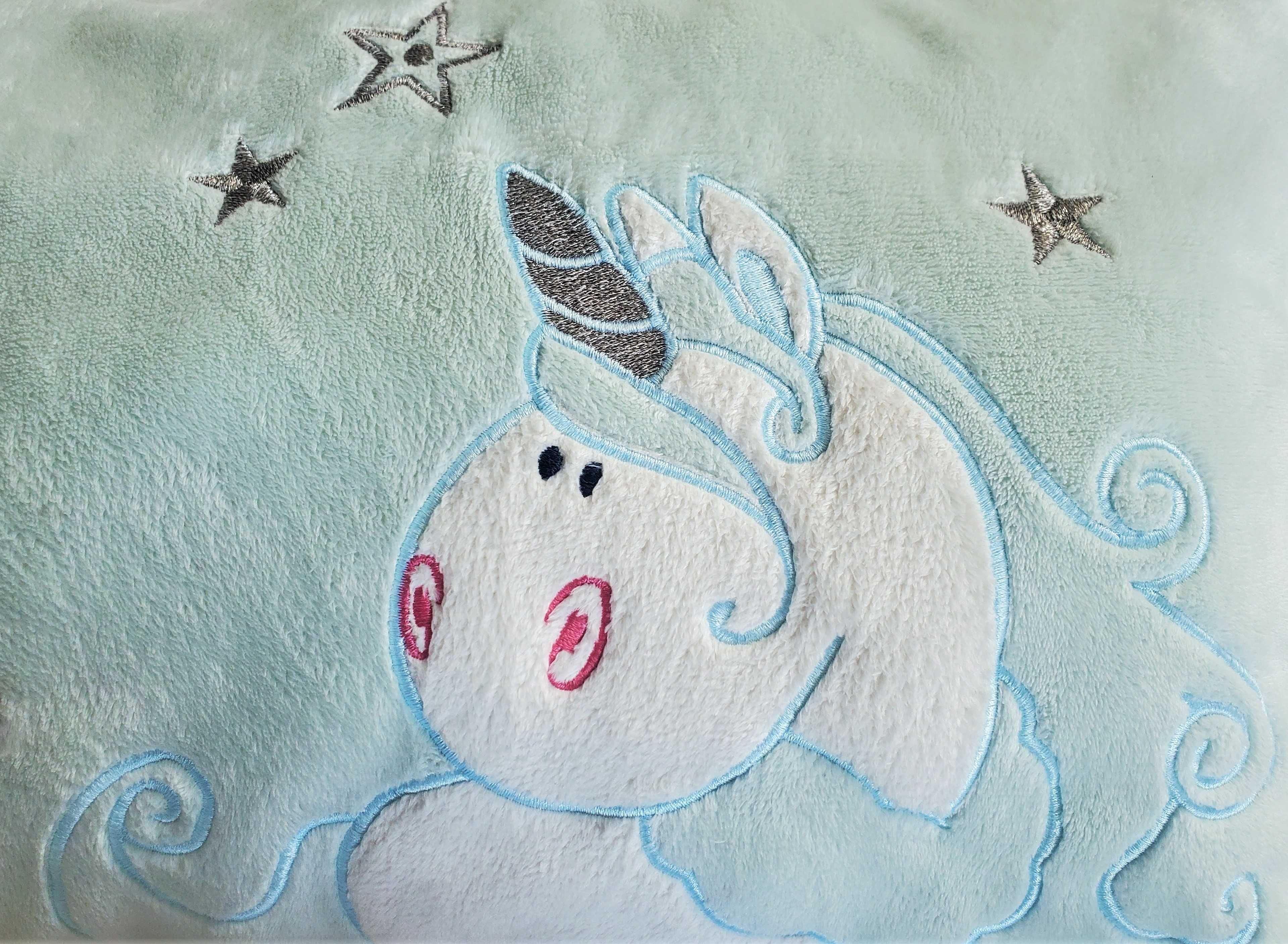 Poduszka pluszowa,zabawka przytulanka Unicorn, jednorożec NICI