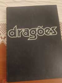 Coleção da revista "dragões" desde o n1 (desde 1985 a 1992) encadernad
