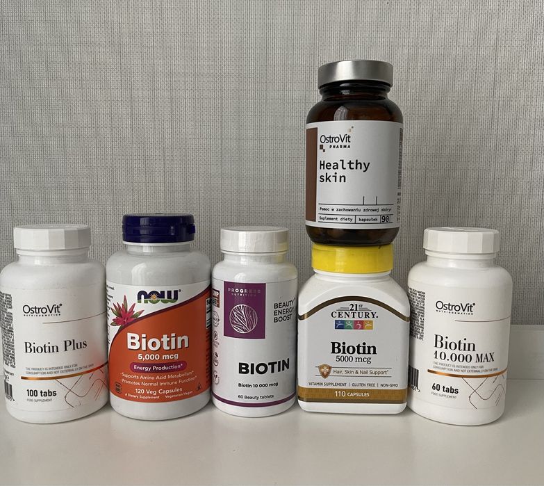Биотин  OstroVit Biotin Plus 100табл, 21st, Now, Swanson, Progress