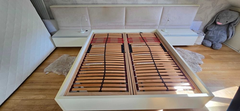 Łóżko robione na zamówienie + 2 x stelaż +Materac 180x200