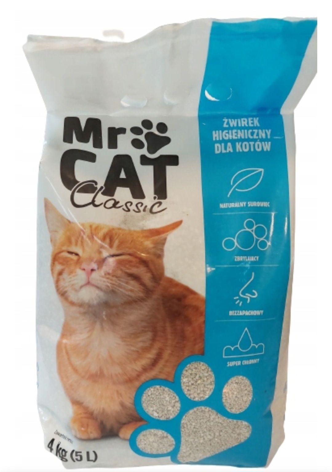 Żwirek dla kota  bentonitowy Mr. Cat 5 l