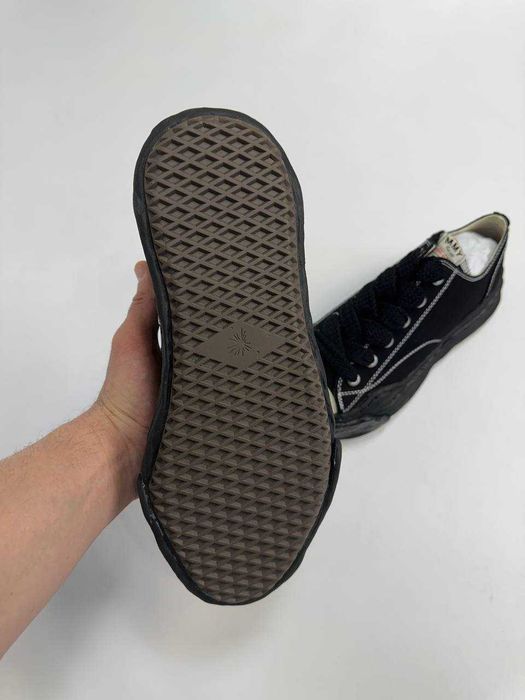 MMY Maison Mihara Yasuhiro кеди кросівки чорні білі черные кроссовки