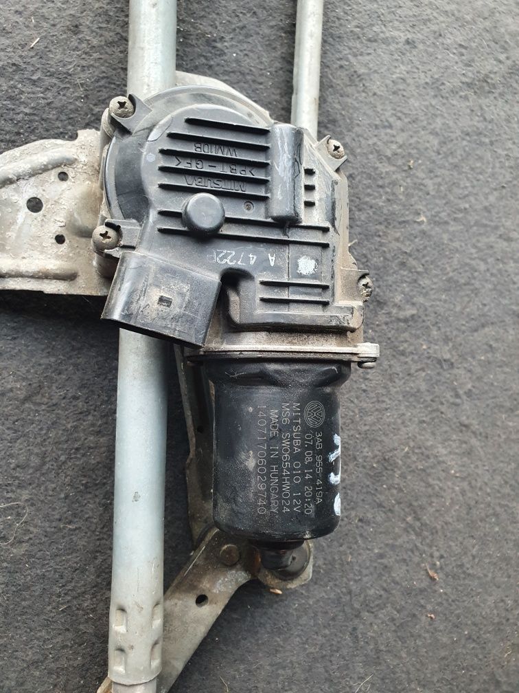 Mechanizm wycieraczek VW Passat B7 3AB.955.023 A 3AB.955.419 A silnik