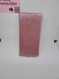 Etui na telefon Samsung S21+ różowe brokat