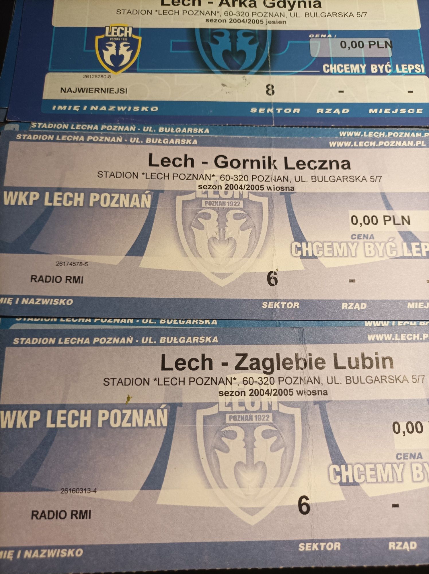 Bilety Lech poznan