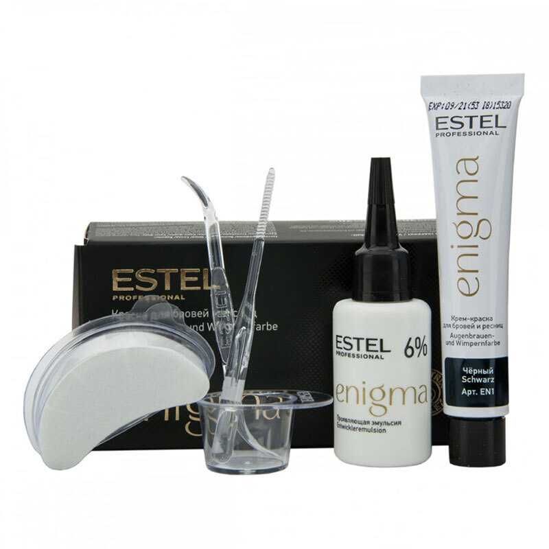 Estel Professional Enigma Farba do brwi i rzęs-CZARNY