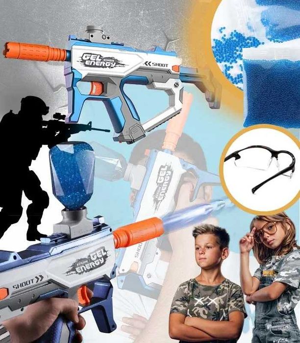 Pistolet Na Kulki Żelowy Wyrzutnia Karabin G905/G904