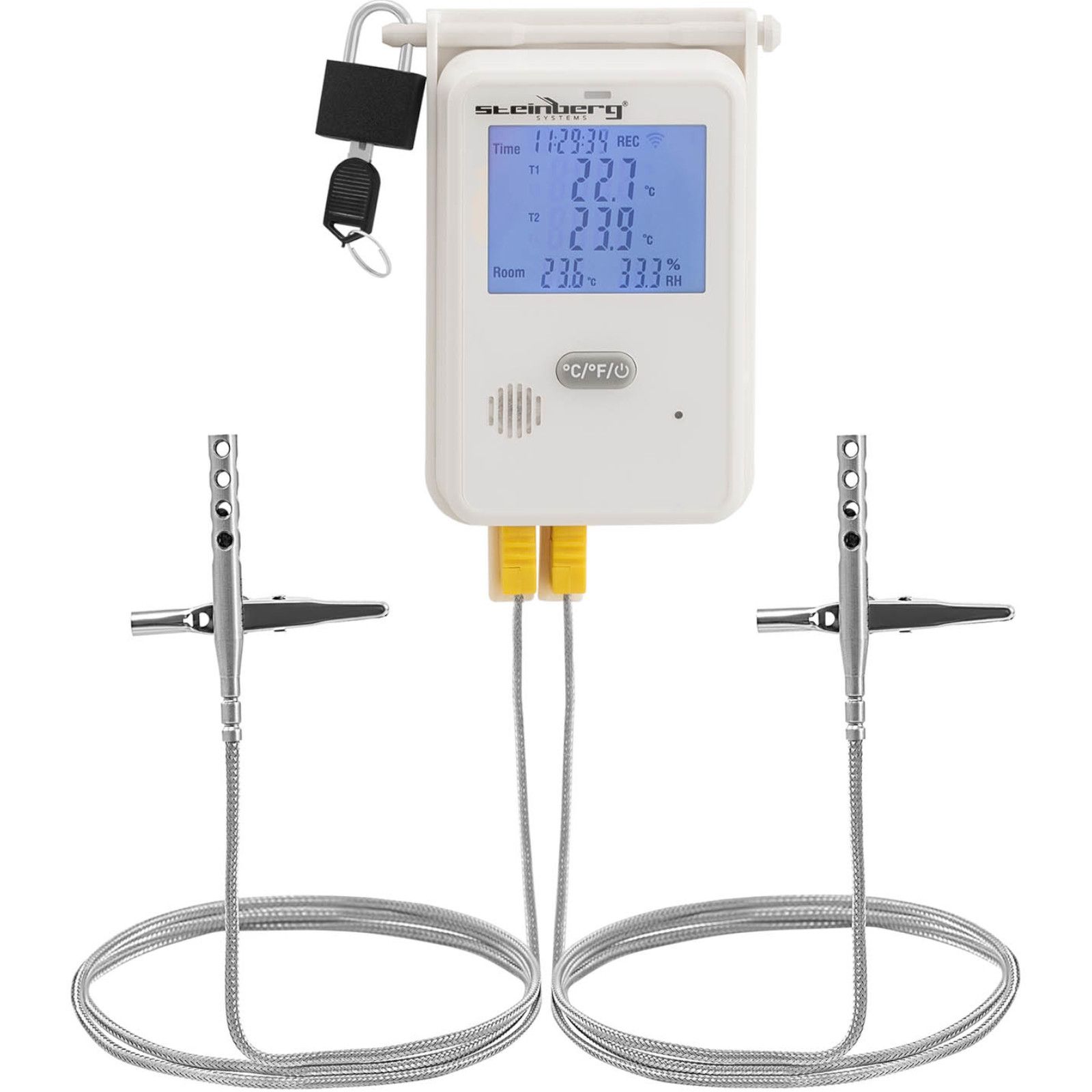 termohigrometr rejestrator temperatury i wilgotności lcd usb wi- qmx
