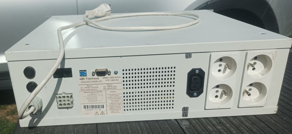 UPS Fideltronik Ares 1600 Rack zasilacz awaryjny