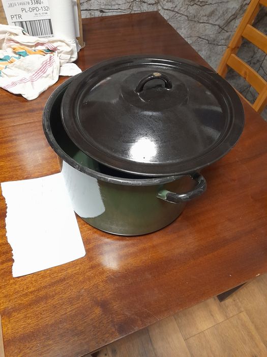 Garnek emaliowany duży 11,5 litra