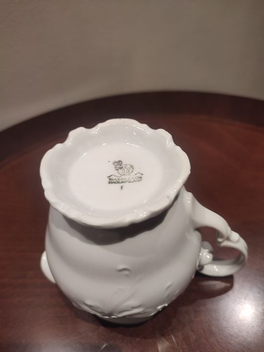 Śliczny stary mlecznik porcelana Wałbrzych