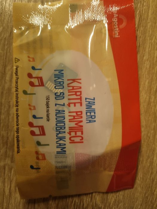 Karta pamięci audiobajki Disneya Deagostini