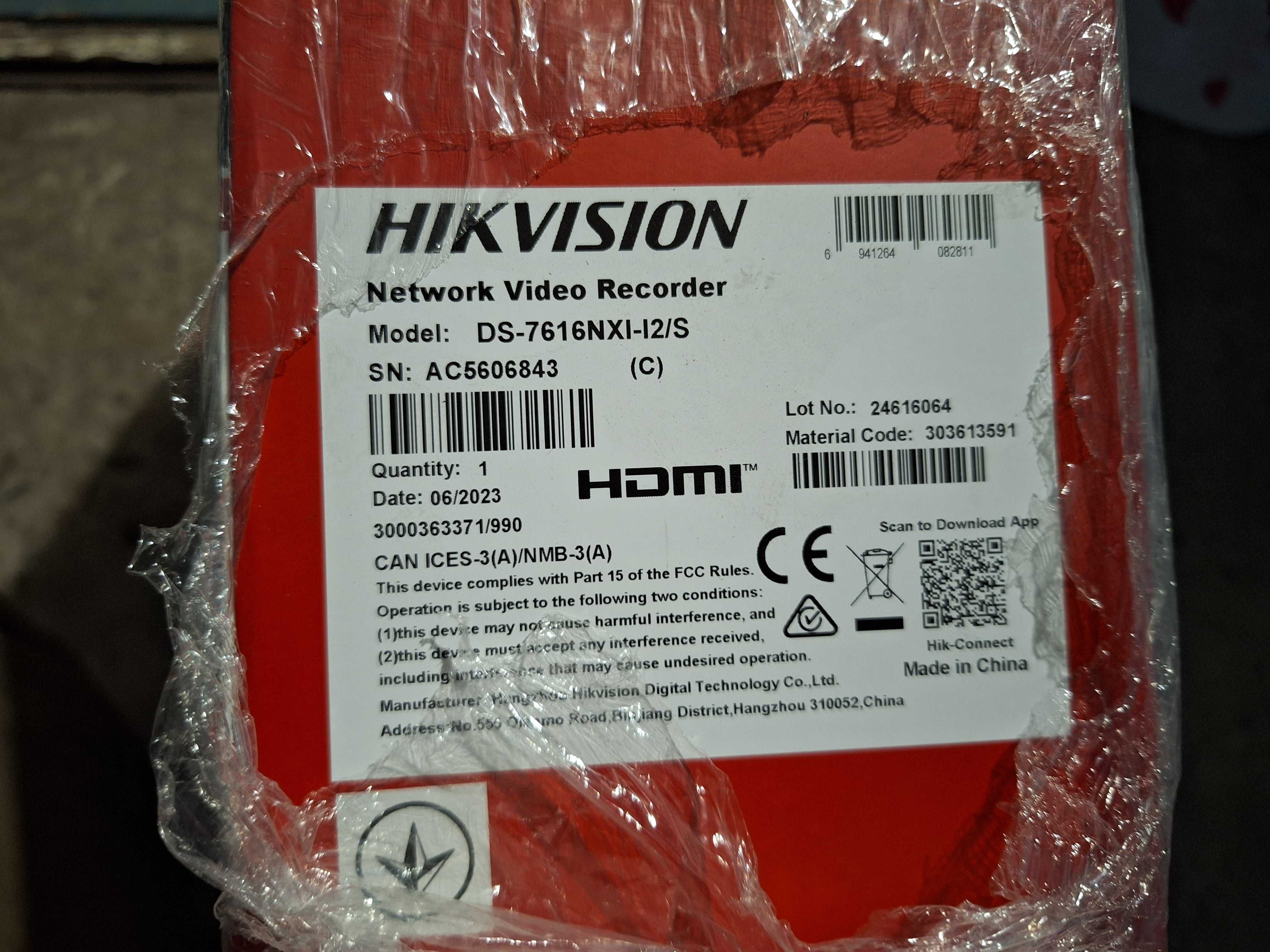 Відеореєстратор Hikvision DS-7616NXI-I2/S(E)