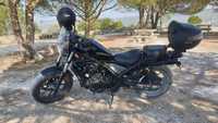 Vendo a minha Honda Rebel 500 CMX de 23/07/2019 com 21047 km + extras