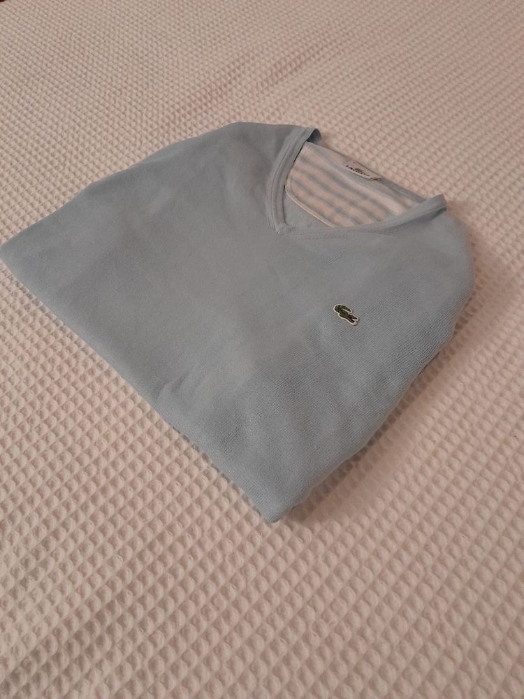 Camisola lacoste azul bebe