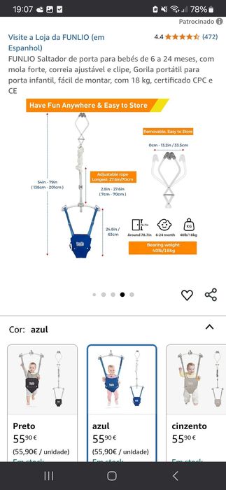 Lote brinquedos madeira aprendizagem. Baloiço bebé
