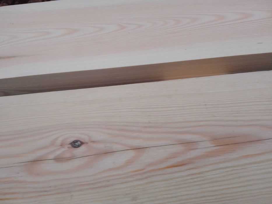 100x17x4 cm Blat drewniany, naturalny, heblowany