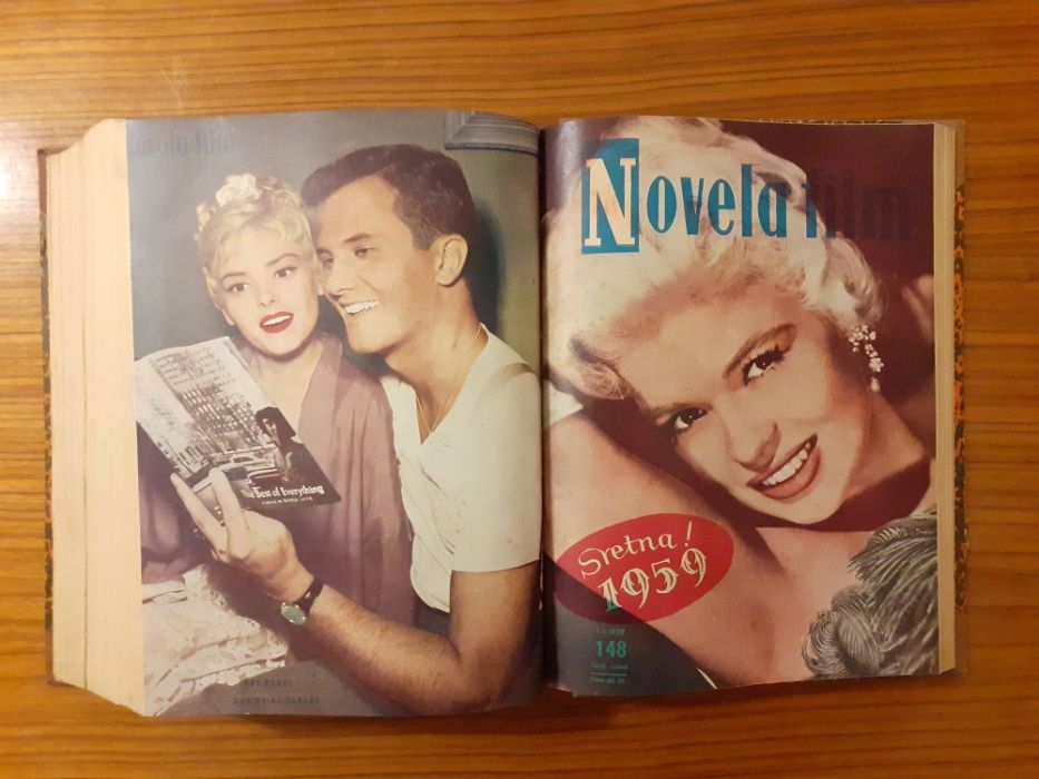 Volume encadernado de Revistas Novela Film Anos 50