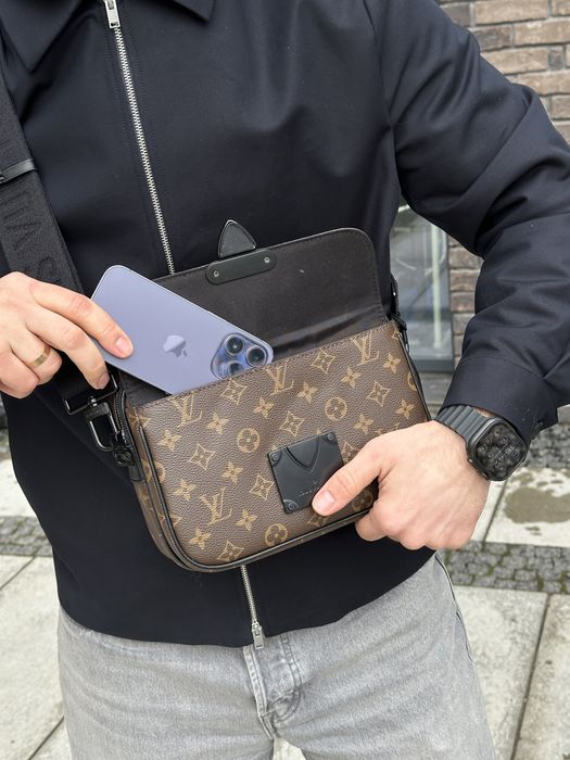 Чоловіча сумка Louis Vuitton мужская сумка барсетка мессенджер слинг