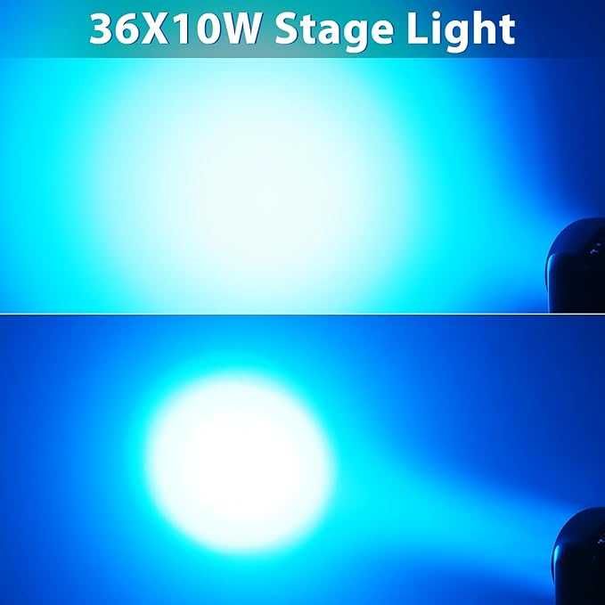 WZYBUTA 36 x 10 W Moving Head LED DMX512 oświetlenie sceniczne