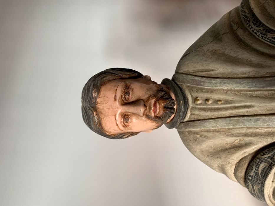 santo Inacio de Loyola/escultura arte sacra