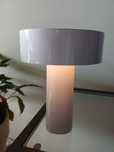 IKEA SOLVINDEN Lampa stołowa LED, na baterie/zewnętrzne biały, 20 cm