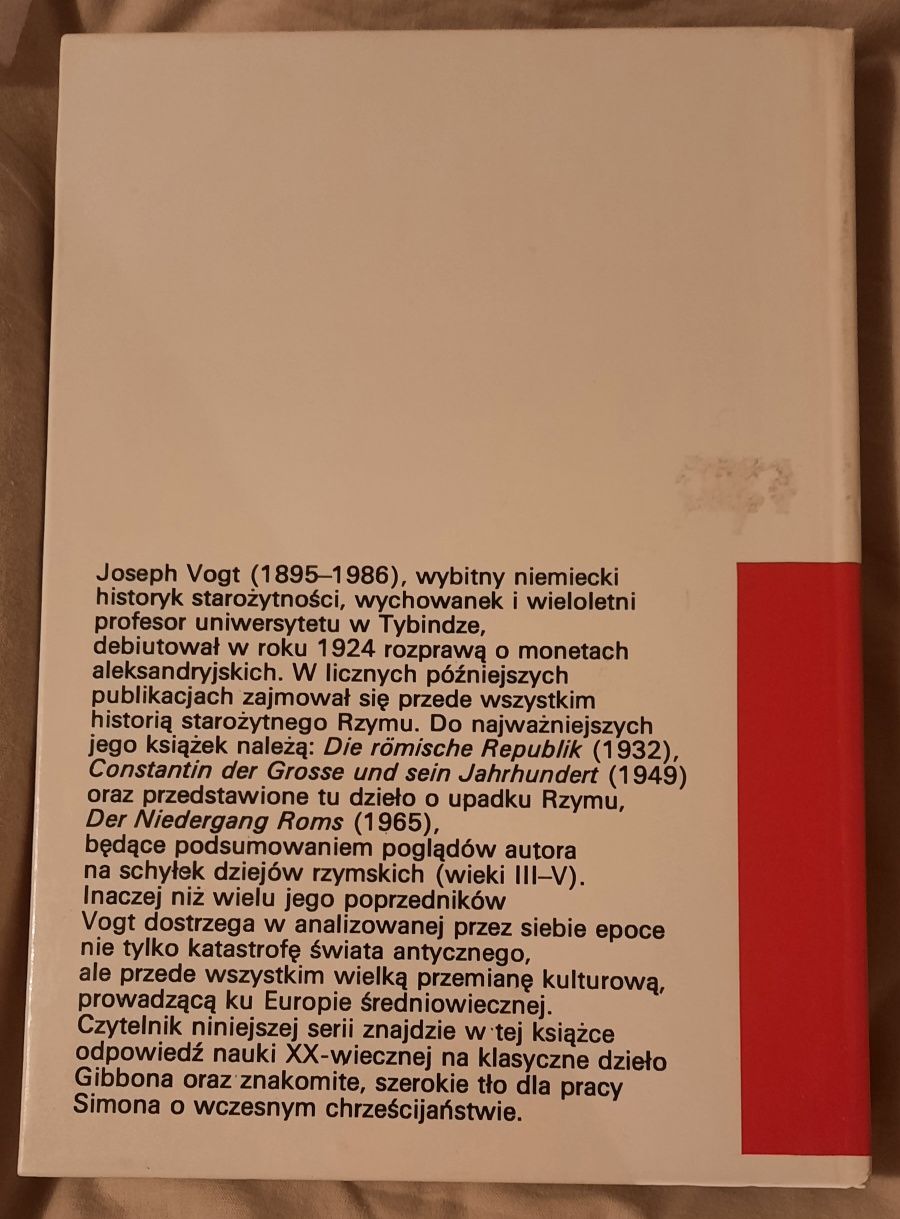 Upadek Rzymu Joseph Vogt