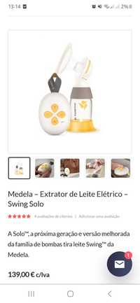 Extrator de leite eléctrico - Medela