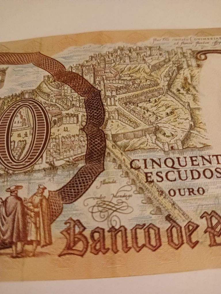 Nota de 50 escudos Ch8 Rainha Santa Isabel