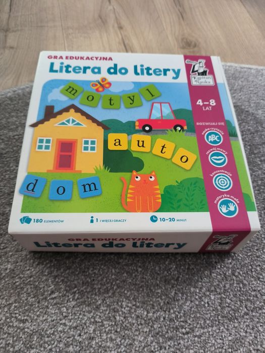 Gra edukacyjna dla dzieci "Litera do litery"