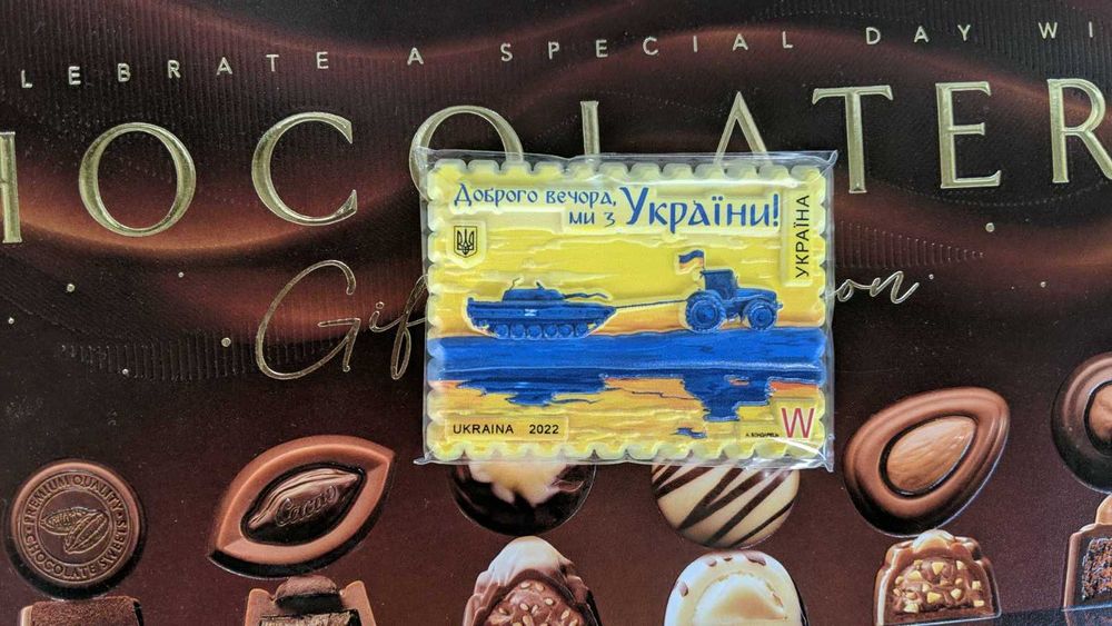 Magnes porcelana Ukraina Dobrego wieczora