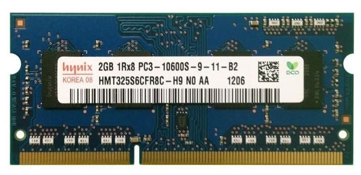 бу оперативная память к ноутбуку Hynix 2 Gb DDR3 PC3-10600 1333MHz