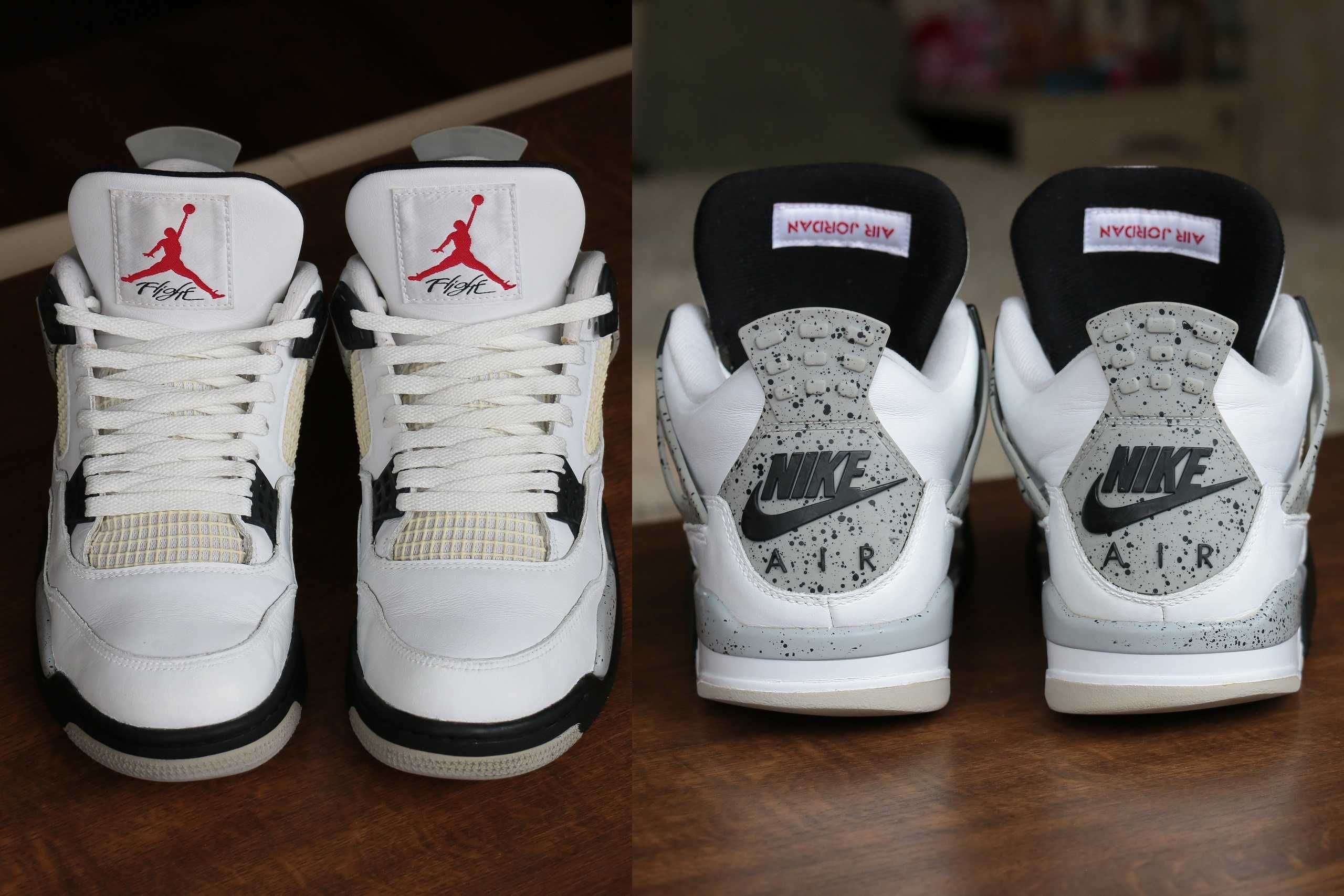 Air Jordan 4 Retro OG "White Cement" 2016, 44 размер, 28 см