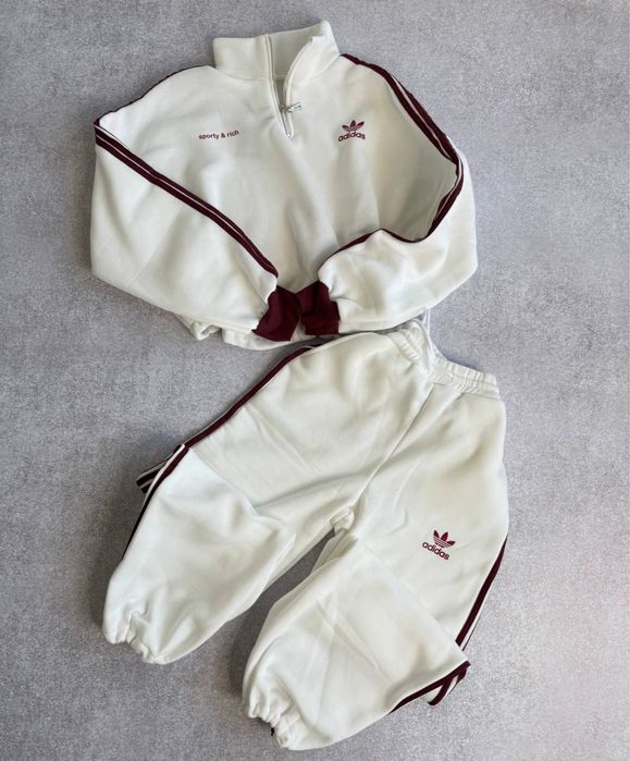 Жіночий спортивний костюм adidas, Теплий костюм адідас фліс, зима