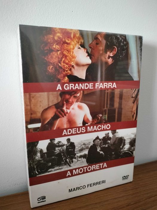 Filme DVD: A Grande Farra + Adeus Macho + A Motoreta (Selado)
