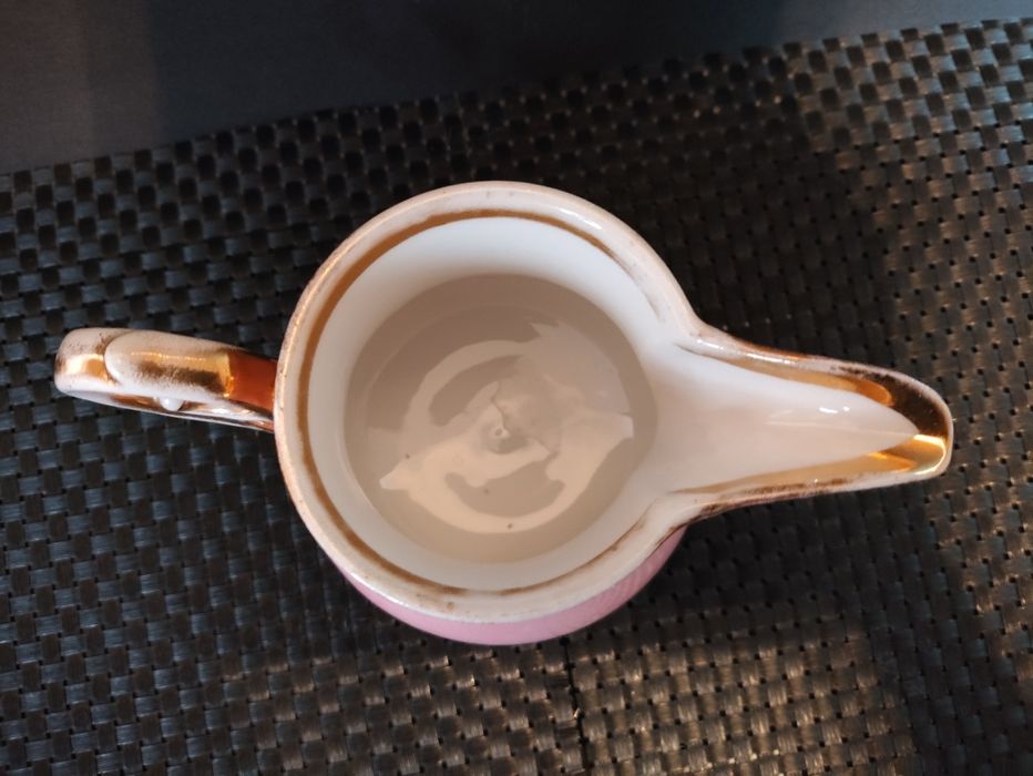 Mlecznik Carl Tielsch Altwasser Stary Zdrój Porcelana Śląska Różowa