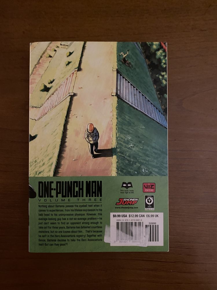 One punch man vol.3, vol.6, vol.7